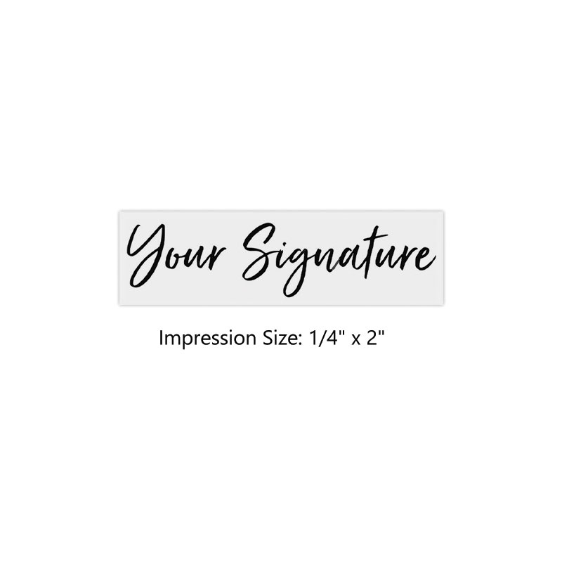 Customize this 1/4" x 2" wood rubber stamp w/ up to 1 line of text/upload your artwork for free! Separate ink pad required. Free shipping on orders over $100!