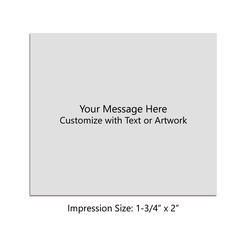 Customize this stamp with up to 9 lines of text or artwork! Best for forms or document stamps! Separate ink pad required. Free shipping on orders over $100!