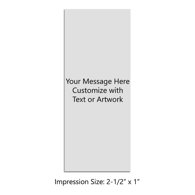 Customize up to 15 lines of text or upload artwork for free in your choice of 11 ink colors! Free shipping on orders over $100. Ships in 1-2 business days.