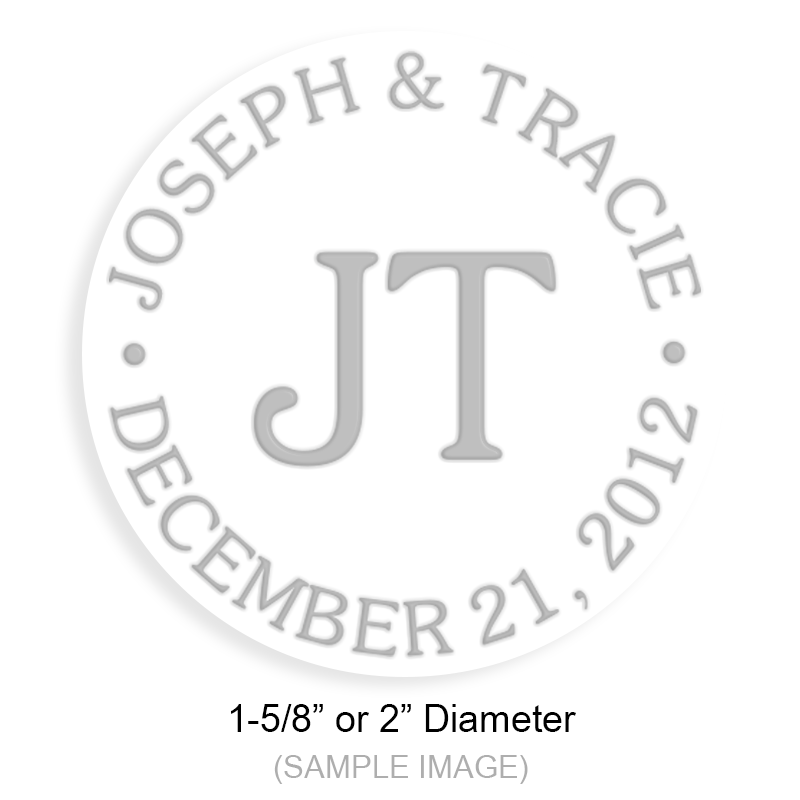 Add a personalized touch w/ top quality laser engraved monogram embosser, Style 527. Available in 2 sizes w/ Pocket or Desk styles. Free shipping over $100!
