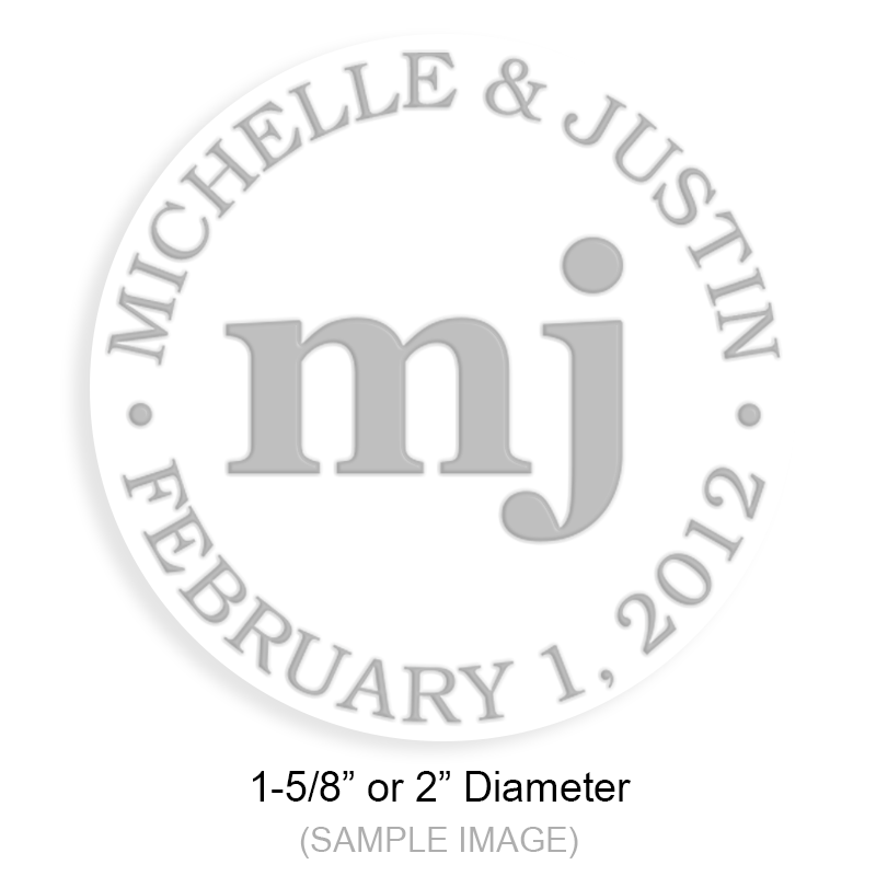 Add a personalized touch w/ top quality laser engraved monogram embosser, Style 529. Available in 2 sizes w/ Pocket or Desk styles. Free shipping over $100!