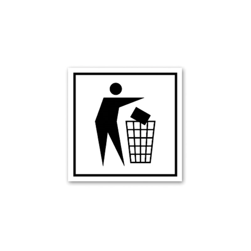 This Trash Recycle large stock message stamp comes on a wood stamp and in your choice of 5 sizes. Separate ink pad required. Orders over $100 ship free!