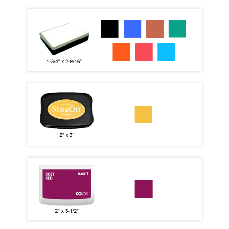 Ink pad for your Passport to Your National Parks® Program stamp! 9 Regional colors. Refill ink sold separately.