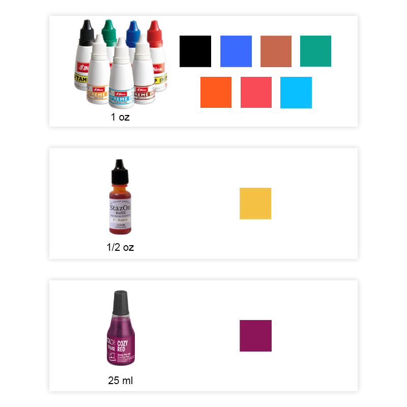 Refill ink for your Passport to Your National Parks® Program stamp! 9 Regional colors! 1/2 oz to 1 oz bottle.