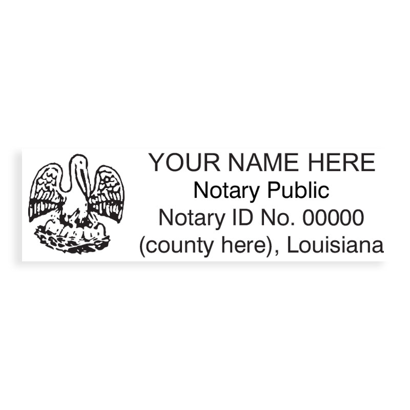 Top quality Louisiana notary eSeal meets all state requirements and is available in 5 colors. Delivered via email within 48 business hours.