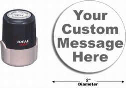 Ideal 500R Round Self Inking Address Rubber Stamps In 11 Exciting Ink Colors At RubberStampChamp.com