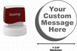 RubberStampChamp.com always offers money saving prices on popular istamp pre inked rubber stamps!