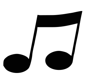 musical note self inking stamp music note stamp