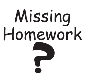 Missing Homework? Teacher Stamp | Rubber Stamp Champ