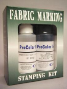 Custom fabric marking kits including special fabric marking ink from RubberStampchamp.com