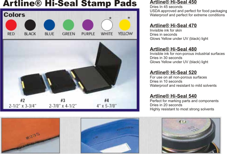 Get custom rubbeer stamping ink pads and rubber stamp inks for any application at RubberStampchamp.com