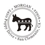 If youre a progressive who loves to see big government grow even bigger, youll want to stamp your return address with this unique Deomocratic Party donkey monogram stamp from Rubber Stamp Champ.
