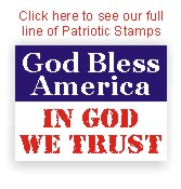 In God We Trust Rubber Stamps