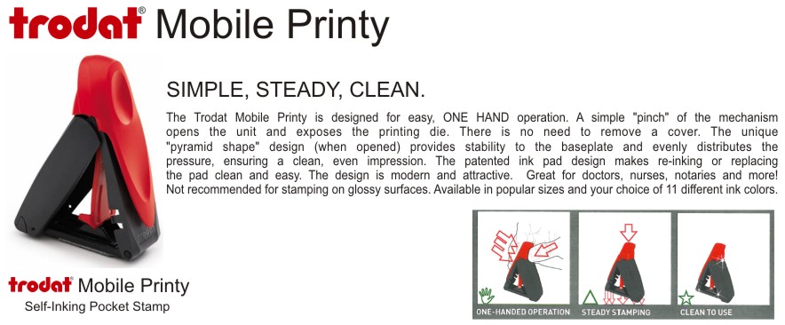 Trodat Mobile Printy