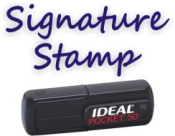 Pocket Signature Stamps Ship Free At RubberStampChamp.com