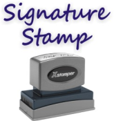Signature Stamps At Knockout Prices Ship Free At   RubberStampChamp.com