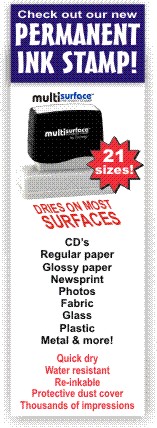 Permanent Fast Dry rubber Stamps Ship Free At RubberStampChamp.com