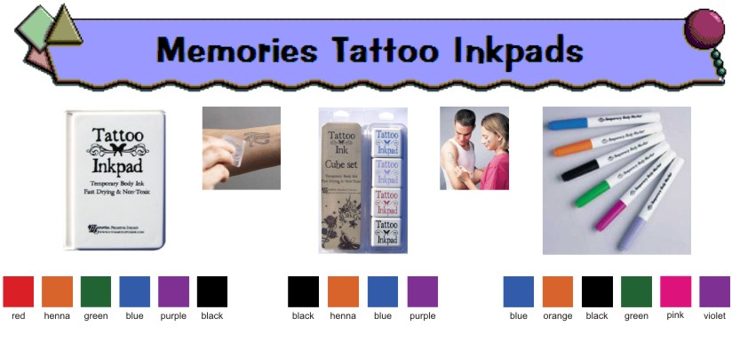 Memories Tattoo Stamp Pads
