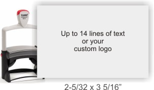 RubberStampChamp.com offers any type of custom rubber stamps you could possibly need, including large heavy-duty self inking stamps.